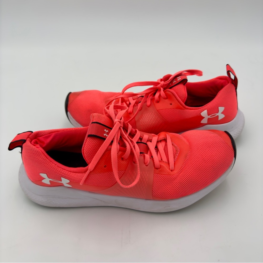 Under Armour Womens Sz 9.5 Charged Aurora  Brilliance White sneakers 3022619-604